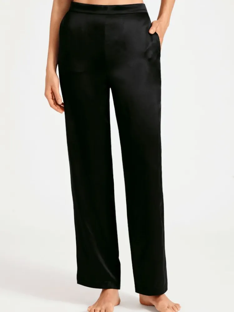 Lounge-Wear|Mit Seidensatin^Aubade 100% Seide Hose TOI MON AMOUR klassische Farben von
