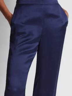 Lounge-Wear|Mit Seidensatin^Aubade 100% Seide Hose TOI MON AMOUR klassische Farben von