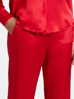 Lounge-Wear|Mit Seidensatin^Aubade 100% Seide Hose TOI MON AMOUR viele Farben von