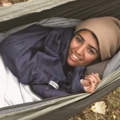 Seidenschlafsack^Cocoon 100% Seide Innenschlafsack MUMMY LINER Ripstop von ® tuareg (nachtblau)