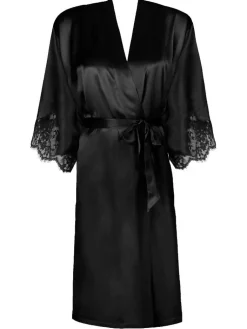 Morgenmantel Kurz|Morgenmantel Mit Seide^Lise Charmel 91% Seide Kimono SPLENDEUR SOIE von