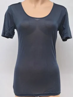 T-Shirt|Kurzarm^Kokon Zwo 100% Seide KURZARM SHIRT bunt von