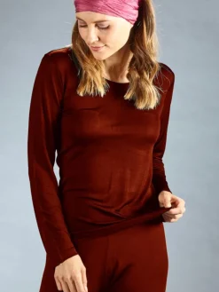 Shirts Mit Seide|Langarm^Kokon Zwo 100% Seide LANGARM SHIRT viele Farben von