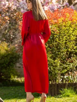 Morgenmantel Lang|Morgenmantel Aus Satin^Marjolaine 100% Seide Morgenmantel lang LAURIAN uni von