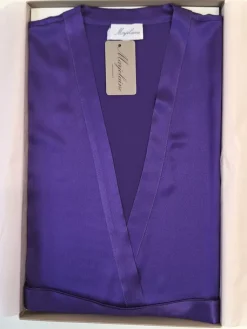 Morgenmantel Lang|Morgenmantel Aus Satin^Marjolaine 100% Seide Morgenmantel lang LAURIAN uni von