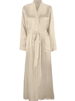 Morgenmantel Lang|Morgenmantel Aus Satin^Eva B. Bitzer 100% Seide Morgenmantel lang KLASSIK SATIN von