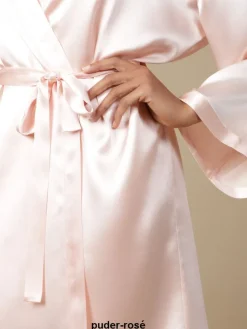 Morgenmantel Kurz|Morgenmantel Aus Satin^Marjolaine 100% Seide Morgenmantel SOIE LASER