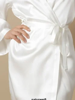 Morgenmantel Kurz|Morgenmantel Aus Satin^Marjolaine 100% Seide Morgenmantel SOIE LASER