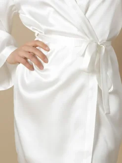 Morgenmantel Kurz|Morgenmantel Aus Satin^Marjolaine 100% Seide Morgenmantel SOIE LASER