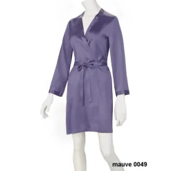 Morgenmantel Kurz|Morgenmantel Aus Satin^Marjolaine 100% Seide Morgenmantel SOIE LASER kurz von