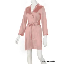 Morgenmantel Kurz|Morgenmantel Aus Satin^Marjolaine 100% Seide Morgenmantel SOIE LASER Satin von