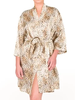 Morgenmantel Kurz|Morgenmantel Aus Satin^Gattina 100% Seide Morgenmantel ST. ELM Satin von