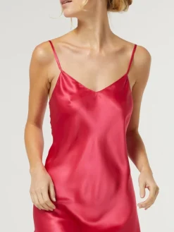 Unterkleider Mit Seide|Kurze Unterkleider^Vivis 100% Seide Nachthemd CAROLINE elegant von