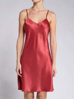 Unterkleider Mit Seide|Kurze Unterkleider^Vivis 100% Seide Nachthemd CAROLINE elegant von