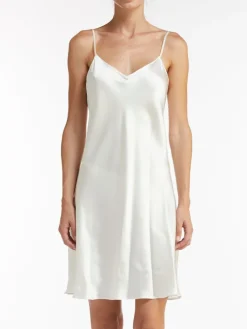 Unterkleider Mit Seide|Kurze Unterkleider^Vivis 100% Seide Nachthemd CAROLINE elegant von