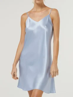 Unterkleider Mit Seide|Kurze Unterkleider^Vivis 100% Seide Nachthemd CAROLINE elegant von