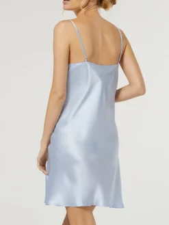 Unterkleider Mit Seide|Kurze Unterkleider^Vivis 100% Seide Nachthemd CAROLINE elegant von