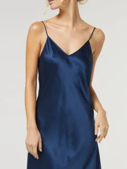 Unterkleider Mit Seide|Kurze Unterkleider^Vivis 100% Seide Nachthemd CAROLINE elegant von