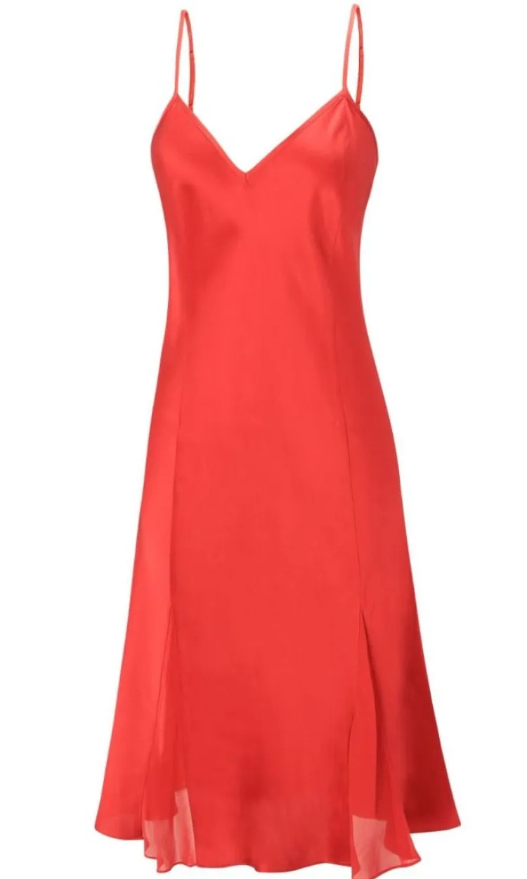 Seiden Basics|Seidennachthemd^Eva B. Bitzer 100% Seide NACHTHEMD kurz von KLASSIK SATIN