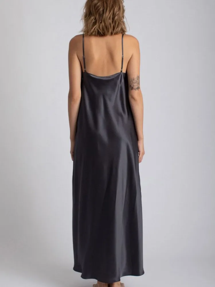 Seidennachthemd|Lange Unterkleider^Vivis 100% Seide Nachtkleid DORINE von
