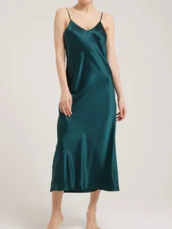 Seidennachthemd|Lange Unterkleider^Vivis 100% Seide Nachtkleid DORINE von