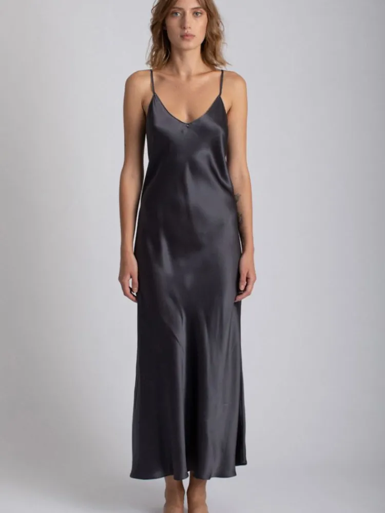 Seidennachthemd|Lange Unterkleider^Vivis 100% Seide Nachtkleid DORINE von