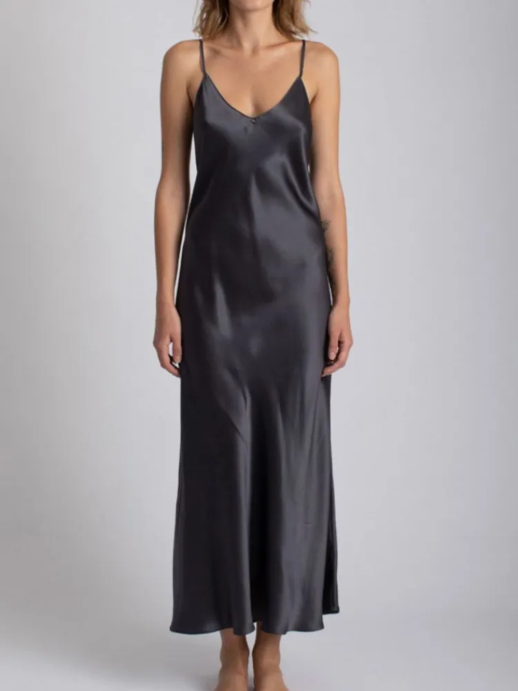 Seidennachthemd|Lange Unterkleider^Vivis 100% Seide Nachtkleid DORINE von
