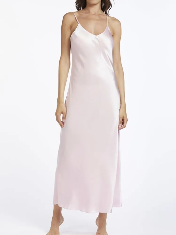 Seidennachthemd|Lange Unterkleider^Vivis 100% Seide Nachtkleid DORINE von