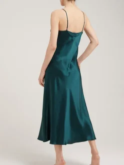 Seidennachthemd|Lange Unterkleider^Vivis 100% Seide Nachtkleid DORINE von