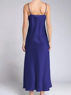 Lange Unterkleider|Seidenneglige^Vivis 100% Seide Nachtkleid lang DORINE uni von