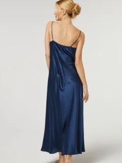 Lange Unterkleider|Seidenneglige^Vivis 100% Seide Nachtkleid lang DORINE uni von