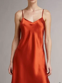 Lange Unterkleider|Seiden Basics^Vivis 100% Seide Nachtkleid lang DORINE von