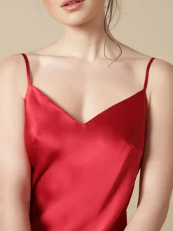 Lange Unterkleider|Seiden Basics^Marjolaine 100% Seide Nachtkleid lang SOIE ODANA uni von