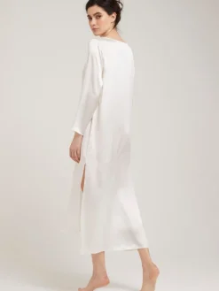 Strandkleider & Sommerkleider|Kaftane^Vivis 100% Seide Nachtkleid VIOLETTA uni von