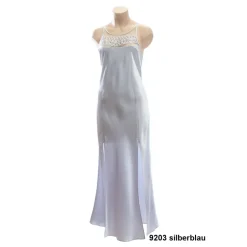 Alle Negligés|Seidenneglige^Luna di Seta 100% Seide Negligé HAREM PIPING lang von