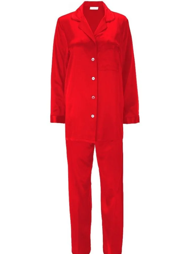 Seiden Basics|Seidenpyjama^Eva B. Bitzer 100% Seide Pyjama KLASSIK SATIN von