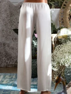 Mit Seidensatin|Alle Unterteile^Marjolaine 100% Seide PYJAMAHOSE Soie Unie für Damen
