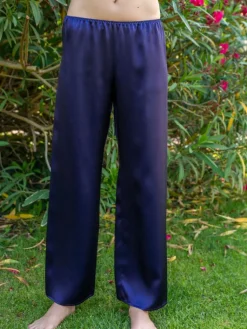 Mit Seidensatin|Alle Unterteile^Marjolaine 100% Seide PYJAMAHOSE Soie Unie