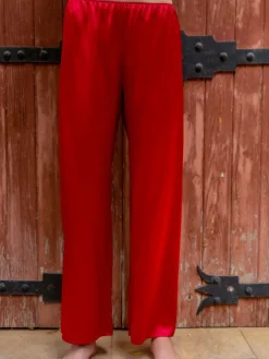 Mit Seidensatin|Alle Unterteile^Marjolaine 100% Seide PYJAMAHOSE Soie Unie