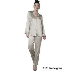 Seiden Basics|Seidenpyjama^Luna di Seta 100% Seide Schlafanzug CLASSICO von