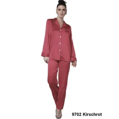 Seiden Basics|Seidenpyjama^Luna di Seta 100% Seide Schlafanzug CLASSICO von