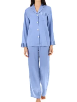 Seiden Basics|Seidenpyjama^Luna di Seta 100% Seide Schlafanzug CLASSICO von
