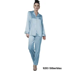 Seiden Basics|Seidenpyjama^Luna di Seta 100% Seide Schlafanzug CLASSICO von