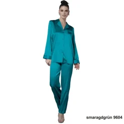 Seiden Basics|Seidenpyjama^Luna di Seta 100% Seide Schlafanzug CLASSICO von