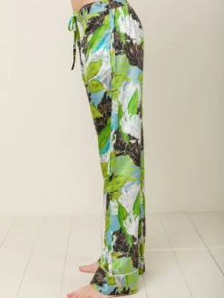 Lounge-Wear|Seidenpyjama^Radice 100% Seide Schlafanzug Elisabetha in VERONA GARDEN von