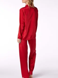 Lounge-Wear|Seiden Basics^Vivis 100% Seide Schlafanzug LAILA von