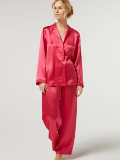 Lounge-Wear|Seiden Basics^Vivis 100% Seide Schlafanzug LAILA von