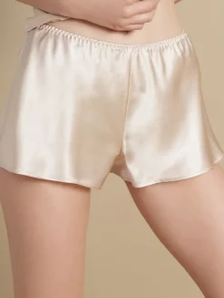 Alle Slips|Mit Seidensatin^Marjolaine 100% Seide SHORTS Soie Unie Satin