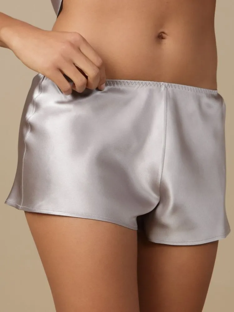 Alle Slips|Mit Seidensatin^Marjolaine 100% Seide SHORTS Soie Unie Satin