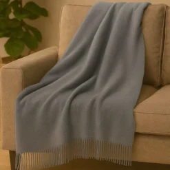 Sofadecken & Plaids^Seidenwolke 100% Seide Sofaplaid EXQUISIT von